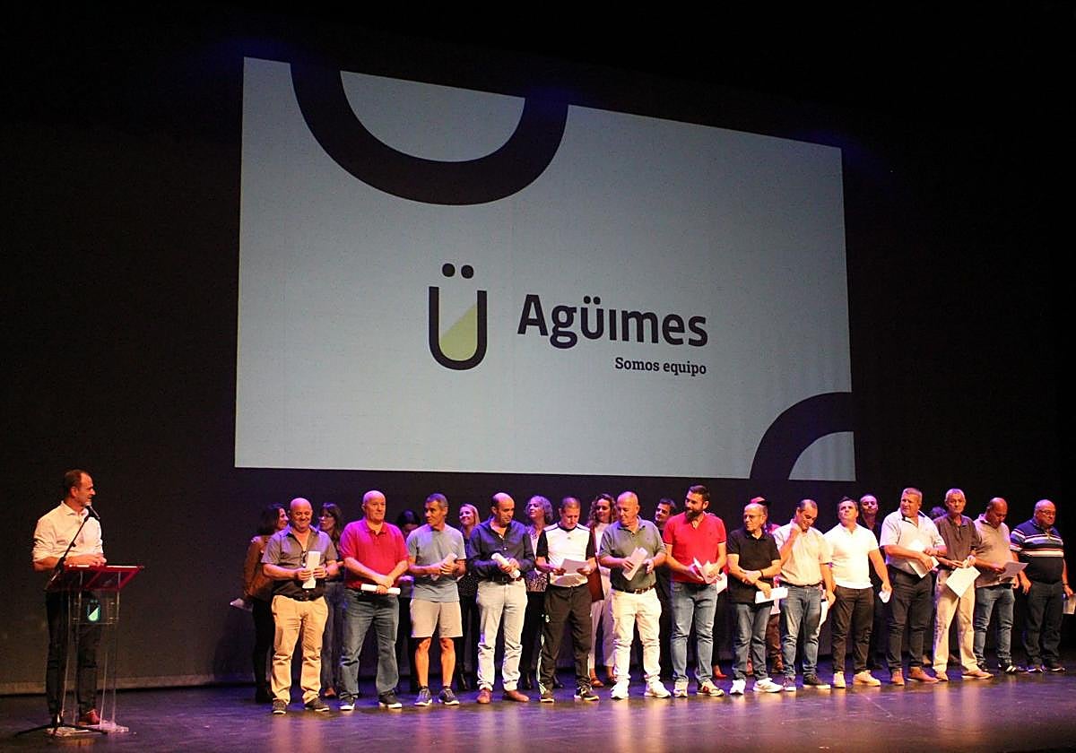 Último acto de toma posesión de los trabajadores, este viernes.