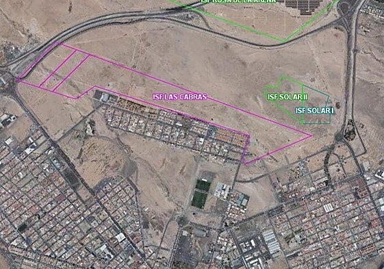 El parque solar se hubiera instalado al norte de Puerto del Rosario.