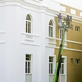 Cambio cromático en el Cabildo.