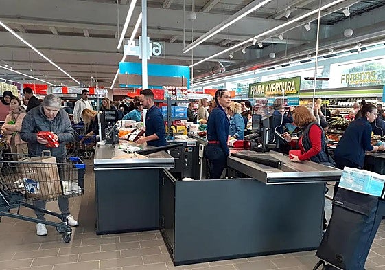 Supermercado en Arrecife.