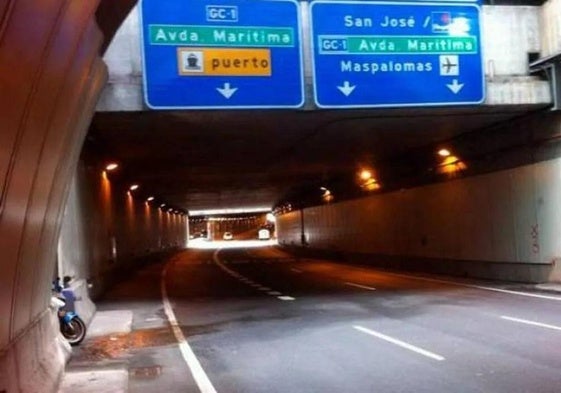 Imagen de archivo del túnel de San José, lugar donde ocurrió el trágico accidente.