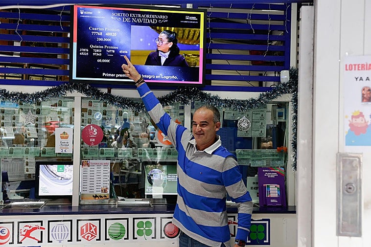 La administración de lotería El Pino, en la avenida Mesa y López.