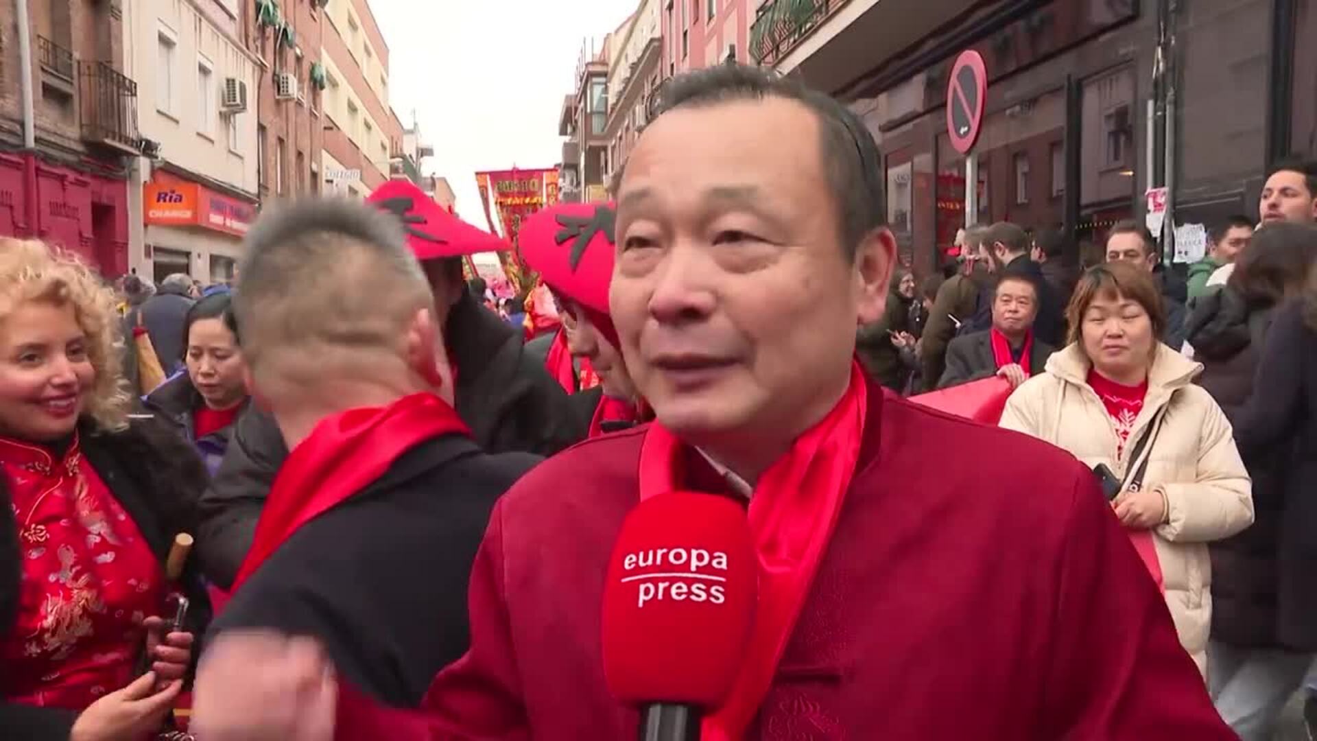 El madrileño barrio de Usera celebra el Año Nuevo chino con su tradicional desfile
