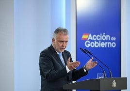 El ministro de Política Territorial y Memoria Democrática, Ángel Víctor Torres.