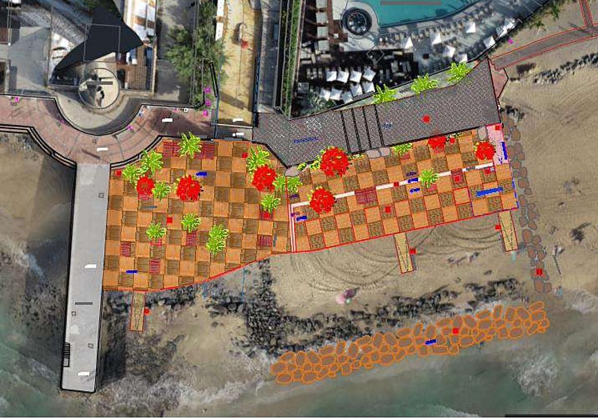 Imagen del proyecto privado previsto junto al Faro de Maspalomas.