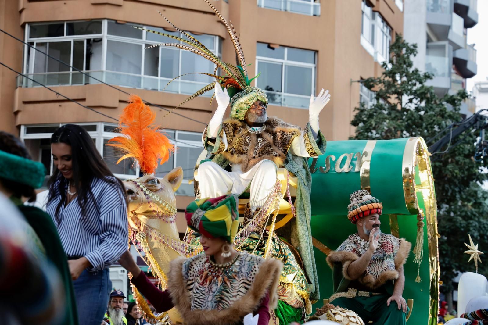 La magia de Melchor, Gaspar y Baltasar recorre Las Palmas de Gran Canaria