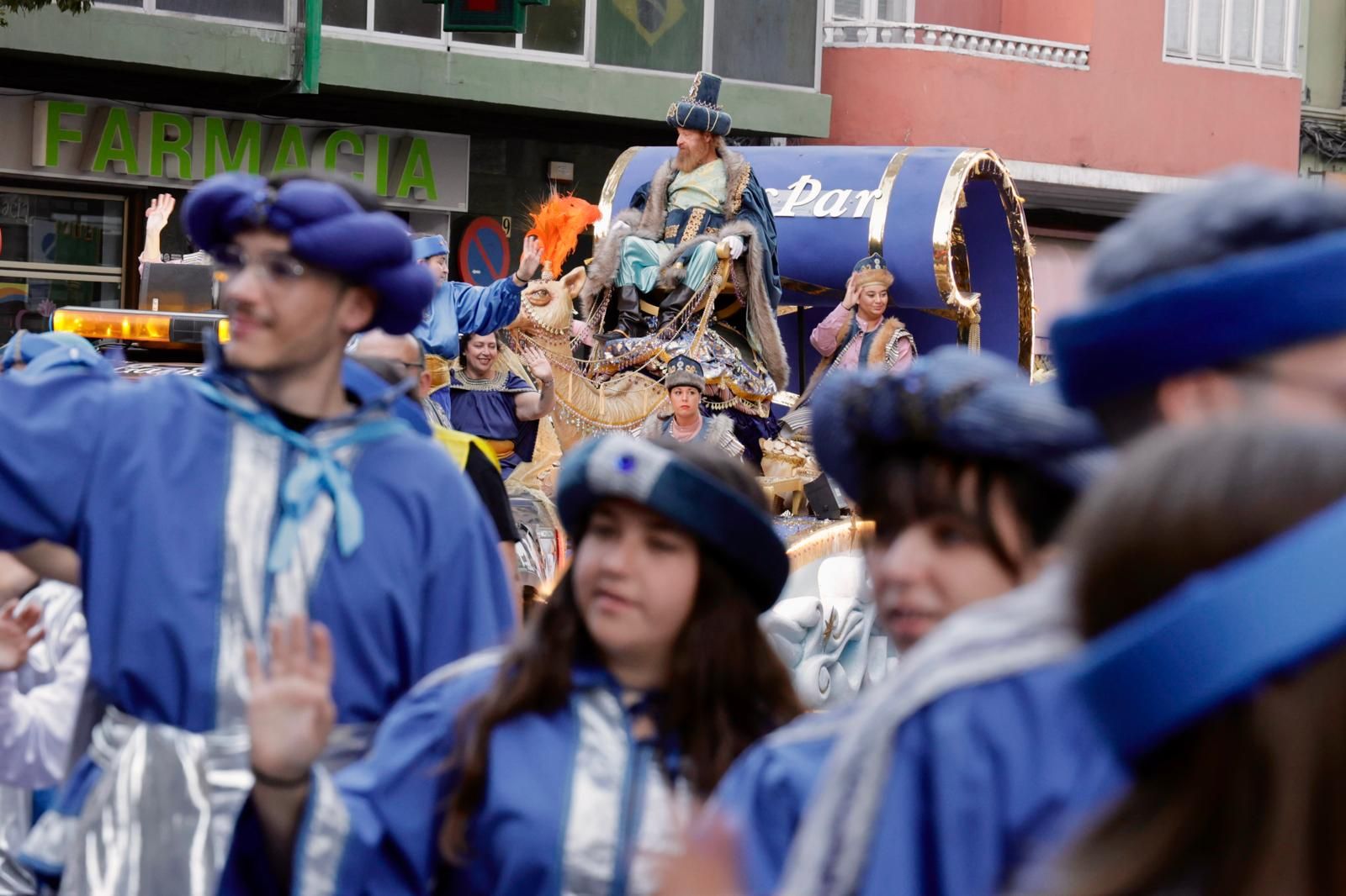 La magia de Melchor, Gaspar y Baltasar recorre Las Palmas de Gran Canaria