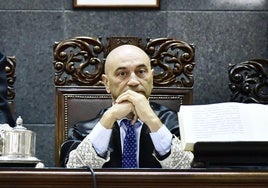 El magistrado ponente de la sentencia del TSJC que revocó el fallo de instancia, Antonio Doreste.