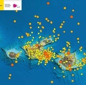 Canarias suma 1.600 terremotos en 2024, un tercio en el volcán de Enmedio