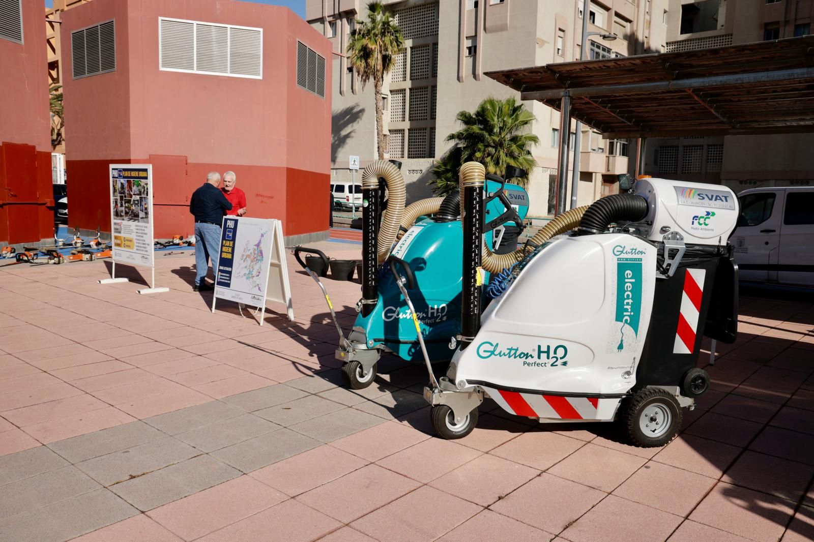 Las imágenes de la presentación de Carolina Darias de la tercera fase del Plan de Higiene Urbana