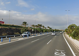 Imagen de la vía donde ocurrió el accidente.