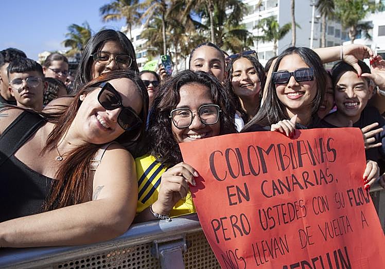 Representación de la comunidad colombiana.