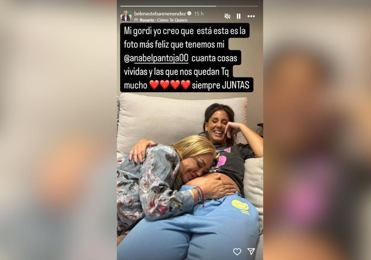 Belén Esteban muestra su apoyo a Anabel Pantoja tras el ingreso de su hija: «Siempre juntas»