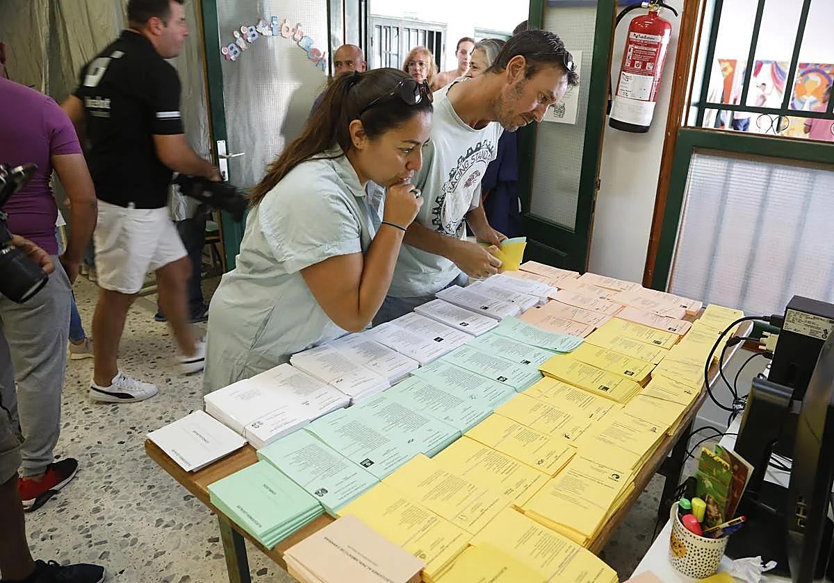 Votantes en una cita electoral reciente.