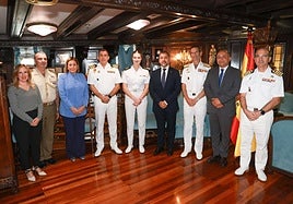 Un momento durante la recepción.