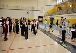 El casting para ser bailarín o figurante del carnaval, en imágenes