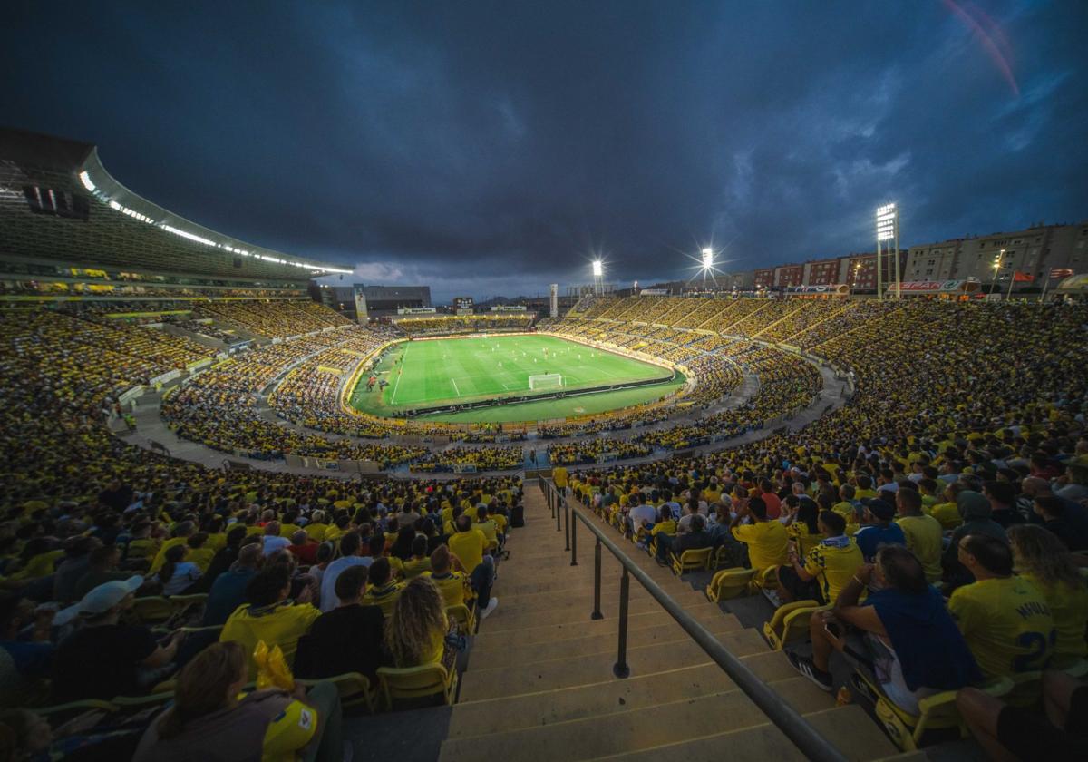 Panorámica del Estadio de Gran Canaria.