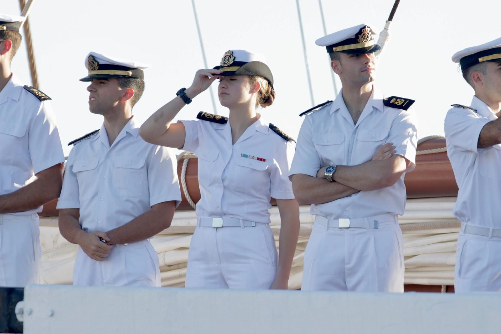 Las imágenes del desembarco de la princesa Leonor en Gran Canaria