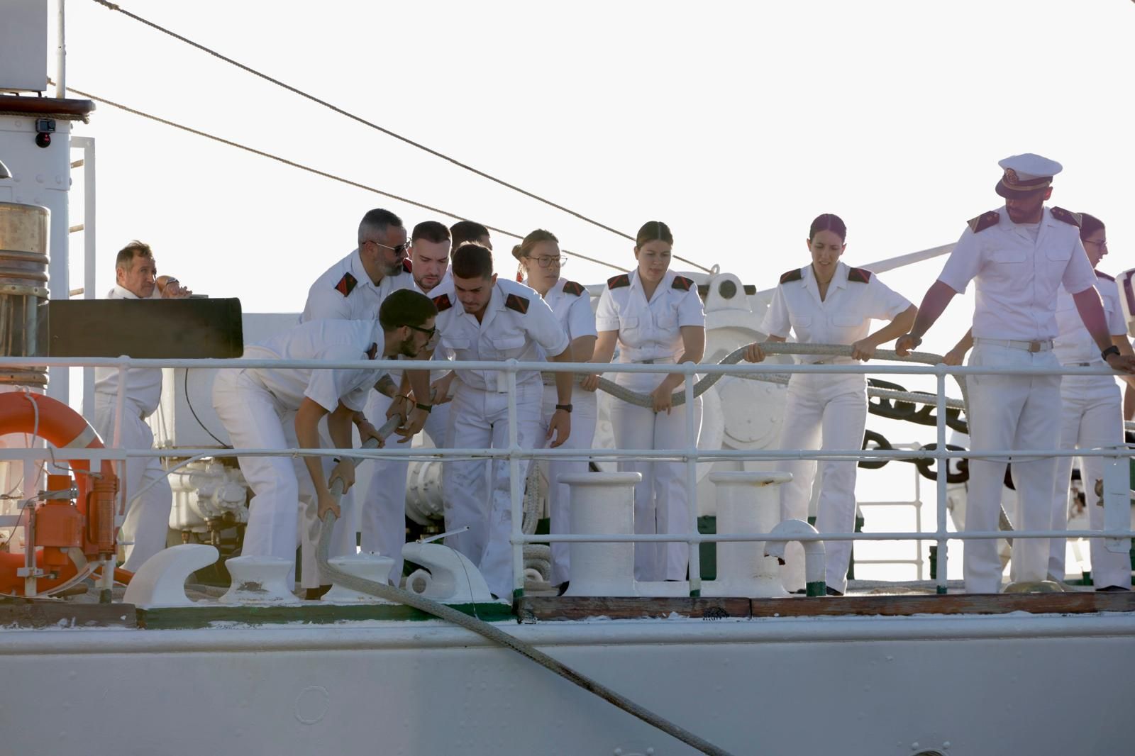 Las imágenes del desembarco de la princesa Leonor en Gran Canaria