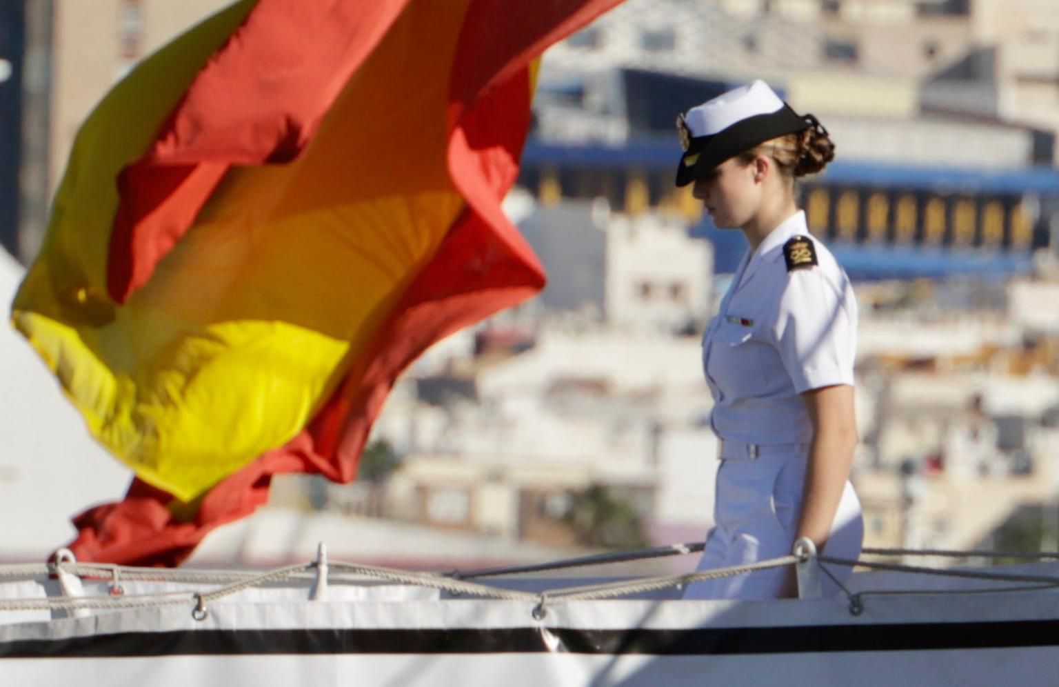Las imágenes del desembarco de la princesa Leonor en Gran Canaria
