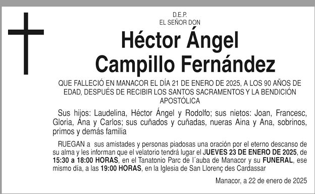 Héctor Ángel Campillo Fernández