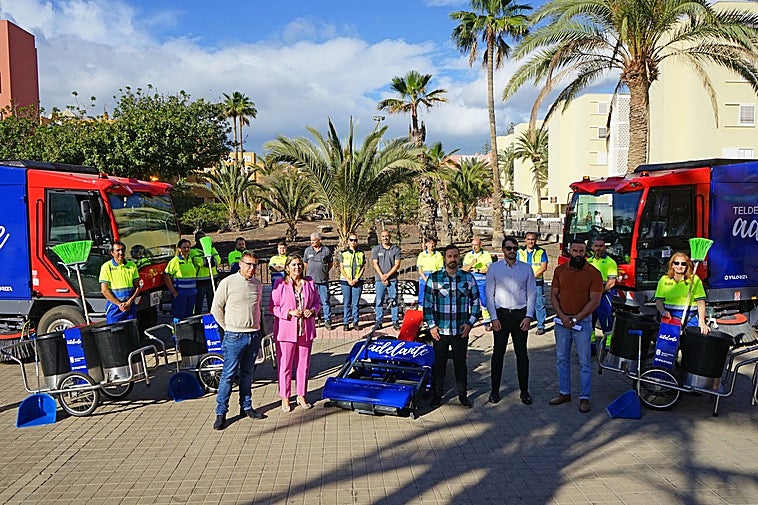 La presentación se llevó a cabo en el Parque Central de Las Remudas.