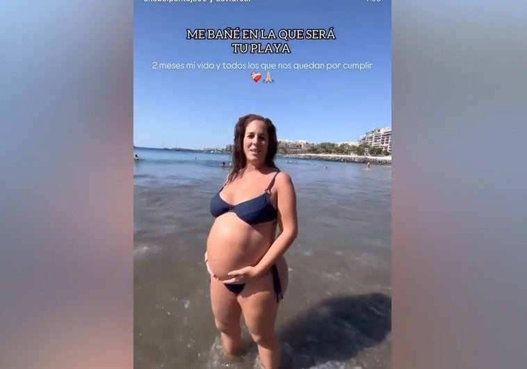 Instántanea del vídeo que ha subido Anabel Pantoja a sus redes sociales.