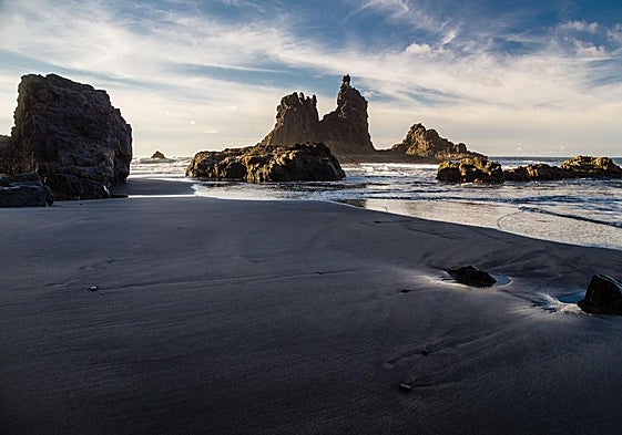 Imagen de archivo de la playa de Benijo en Santa Cruz de Tenerife.