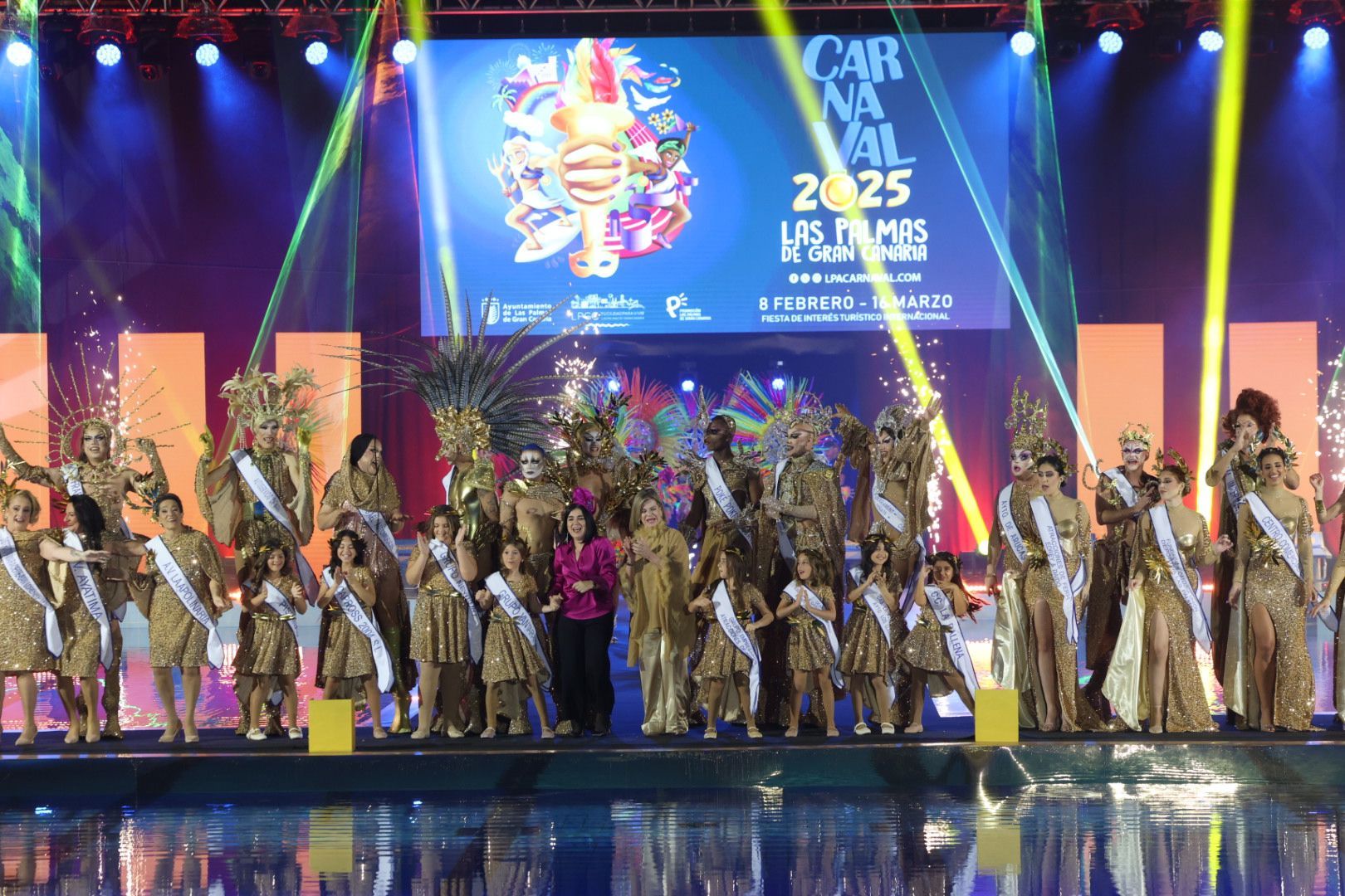 Las Palmas de Gran Canaria inaugura su carnaval con la presentación de los aspirantes al podio olímpico