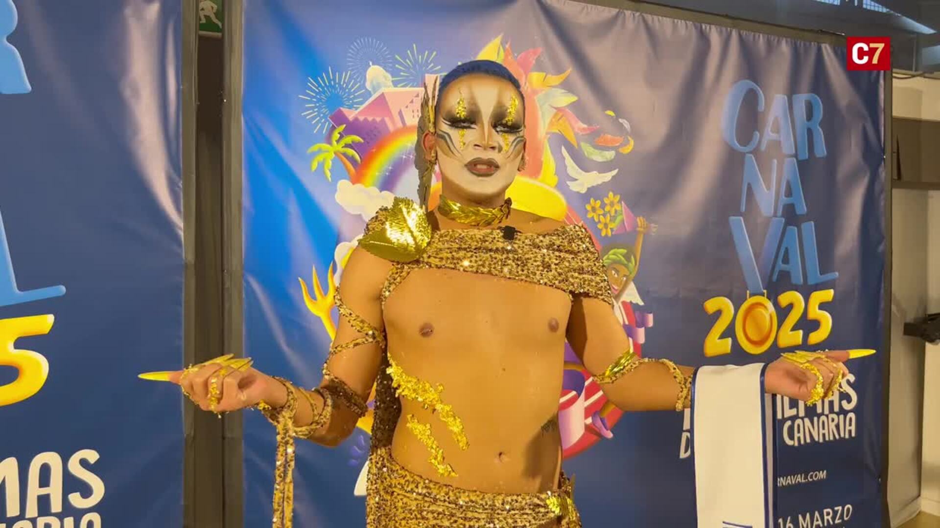 Presentación de Drag Olorum en el carnaval de Las Palmas de Gran Canaria 2025