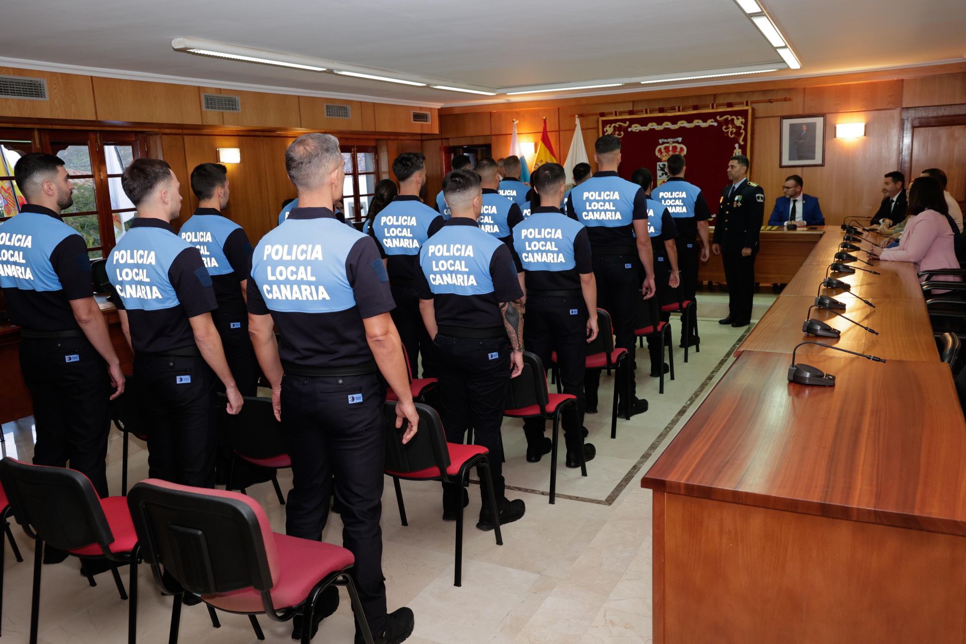 La incorporación de 18 agentes a la Policía Local de San Bartolomé de Tirajana, en imágenes