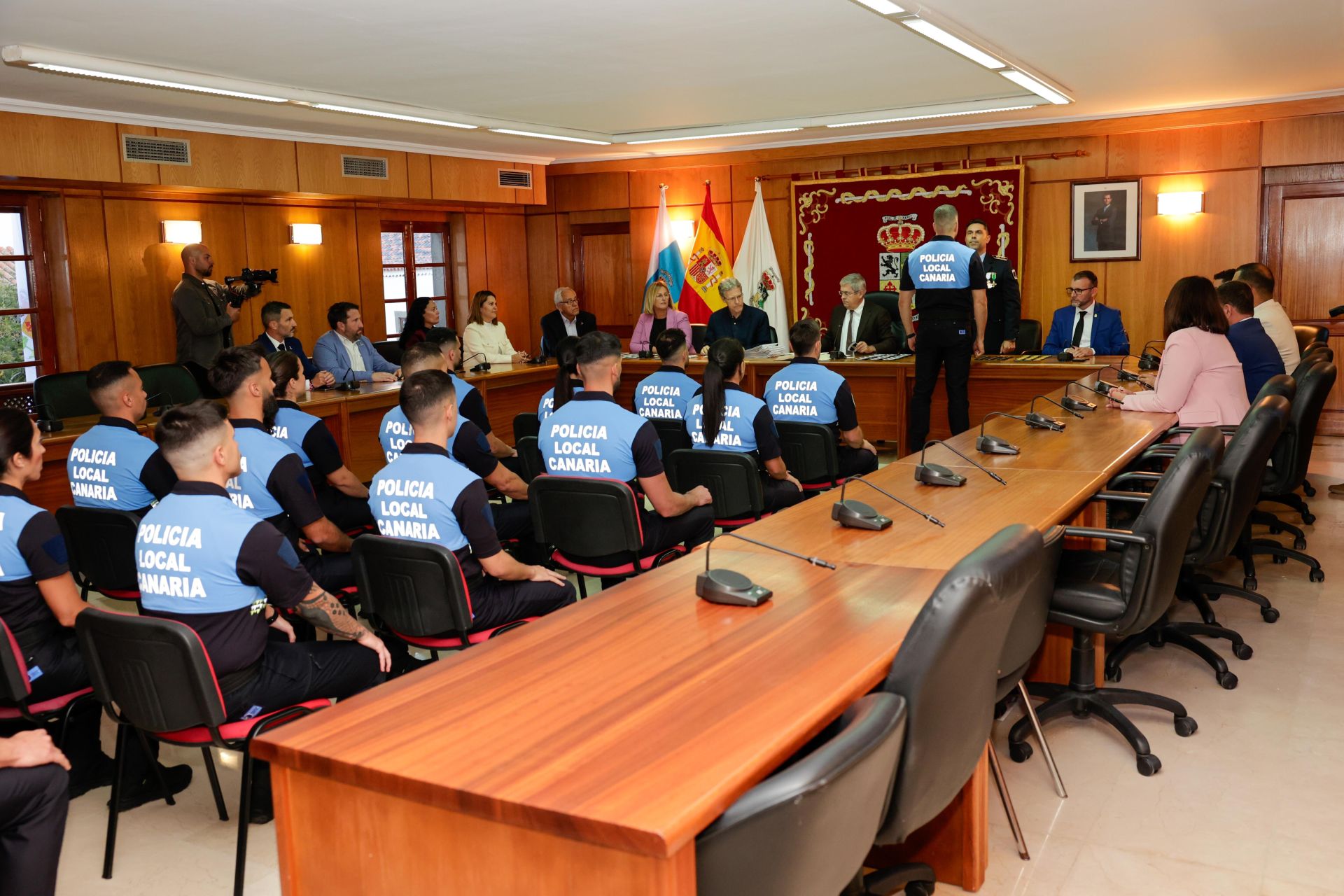 La incorporación de 18 agentes a la Policía Local de San Bartolomé de Tirajana, en imágenes