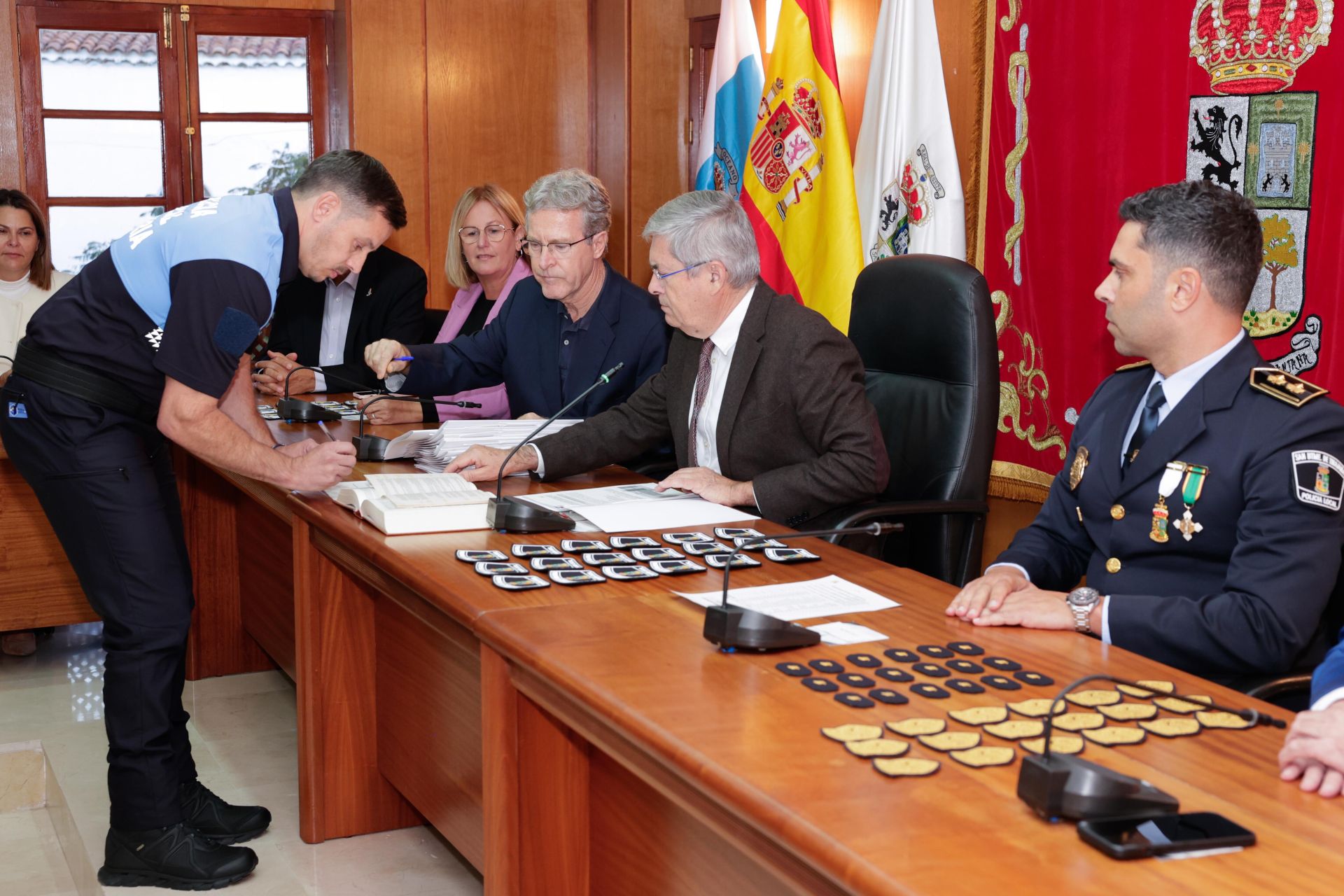 La incorporación de 18 agentes a la Policía Local de San Bartolomé de Tirajana, en imágenes