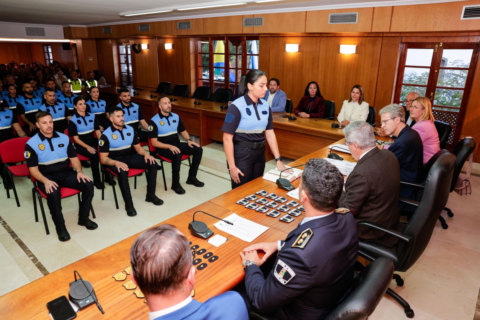 La incorporación de 18 agentes a la Policía Local de San Bartolomé de Tirajana, en imágenes