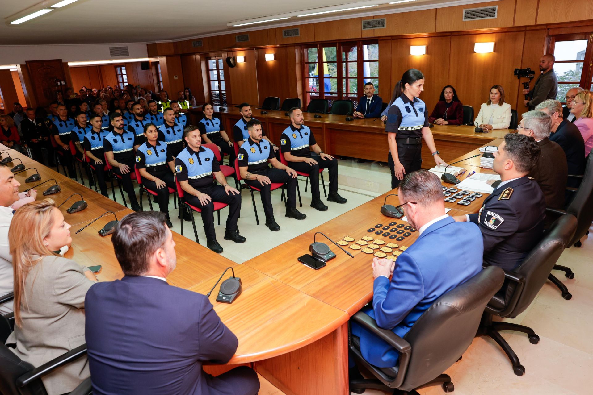 La incorporación de 18 agentes a la Policía Local de San Bartolomé de Tirajana, en imágenes