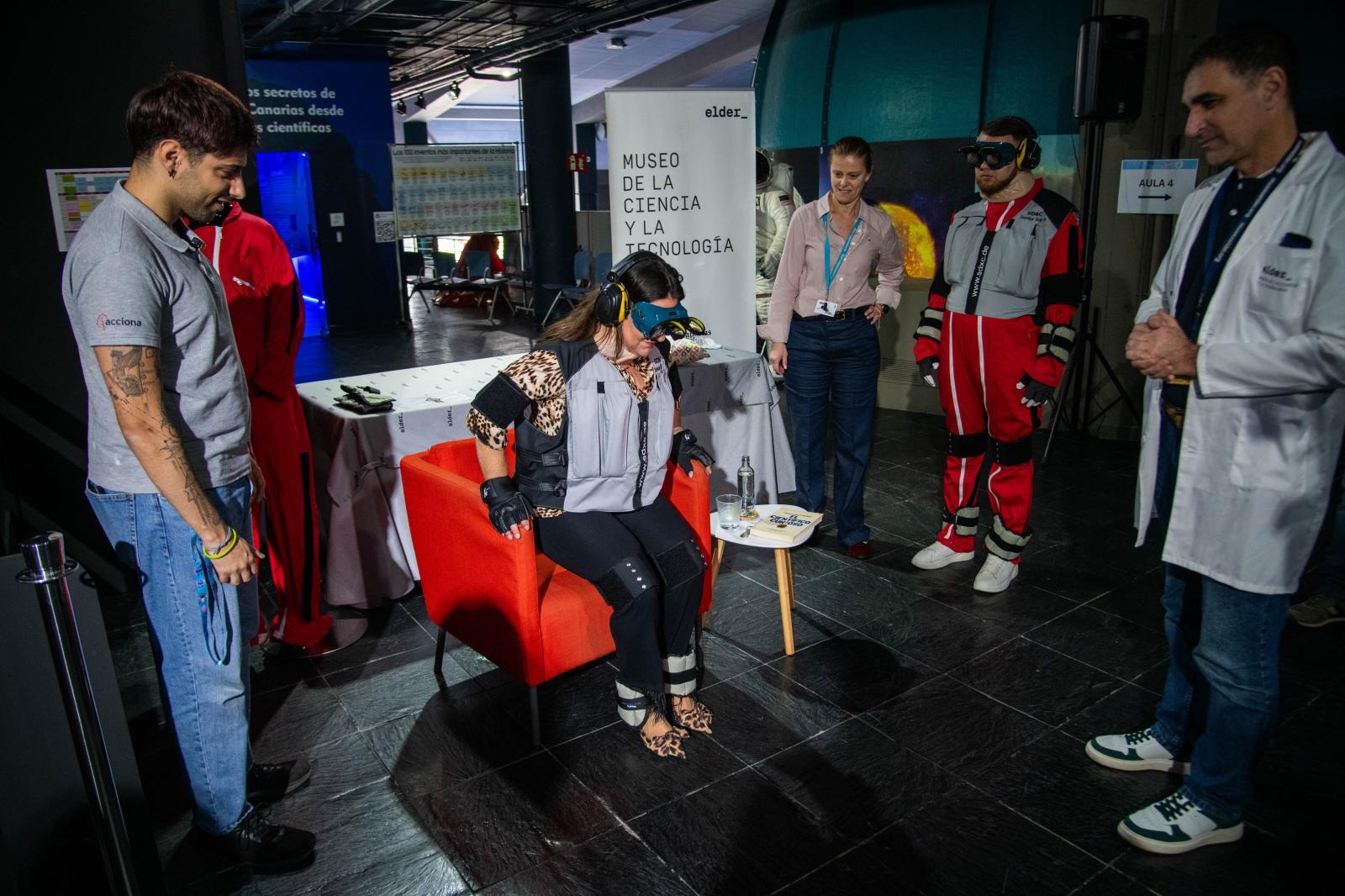 El Museo Elder pone a prueba el traje de simulación senior