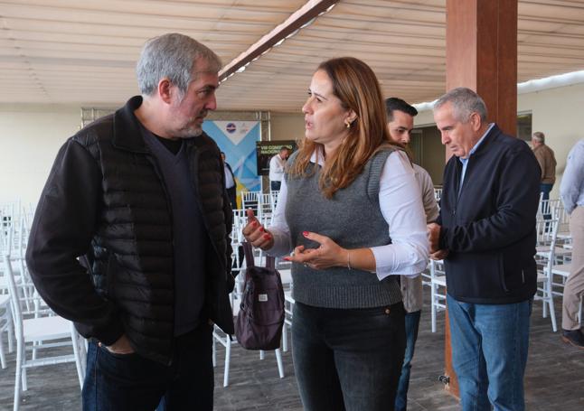 Clavijo, Garcia y Cabrera, en las jornadas abiertas de CC de este fin de semana de cara al congreso nacional de abril.