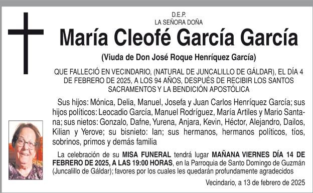 María Cleofé García García