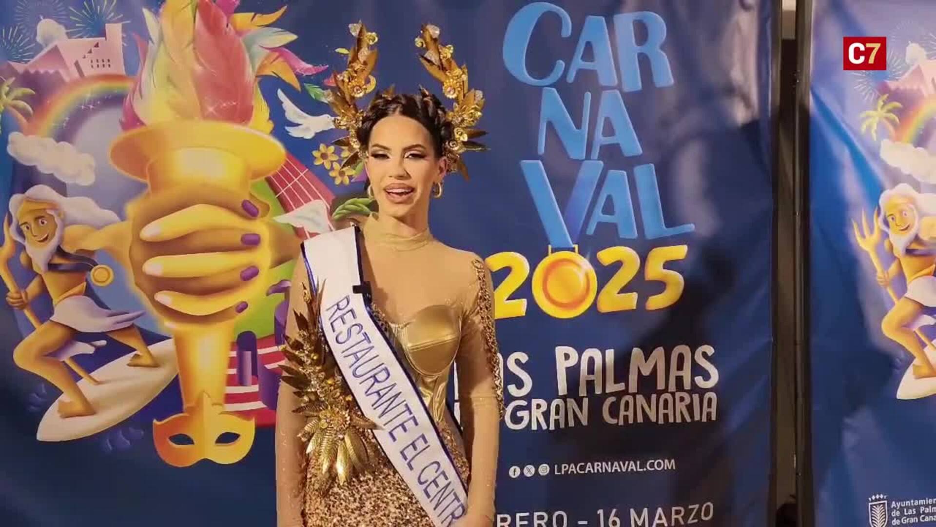 Coral Gutiérrez Paniagua candidata a Reina del Carnaval de Las Palmas de Gran Canaria 2025