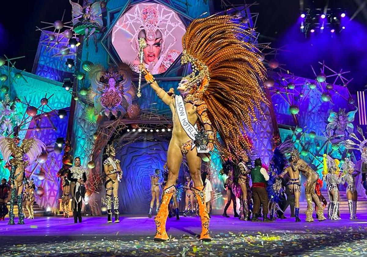 Imagen de archivo de la gala drag queen del carnaval de Las Palmas de Gran Canaria 2024.