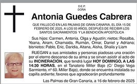 Antonia Guedes Cabrera