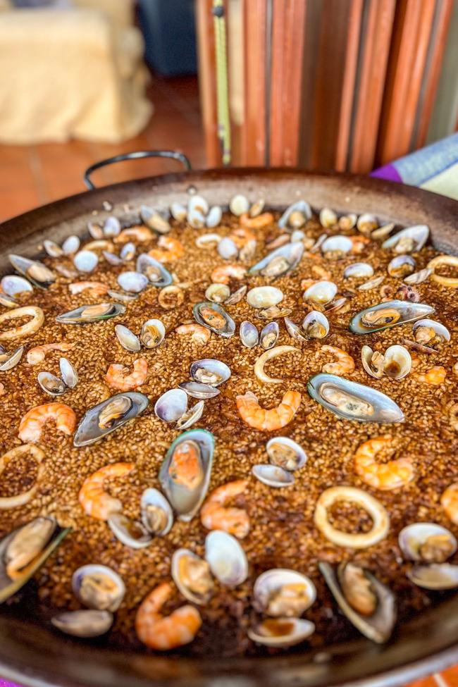 Paella de la familia de Horacio