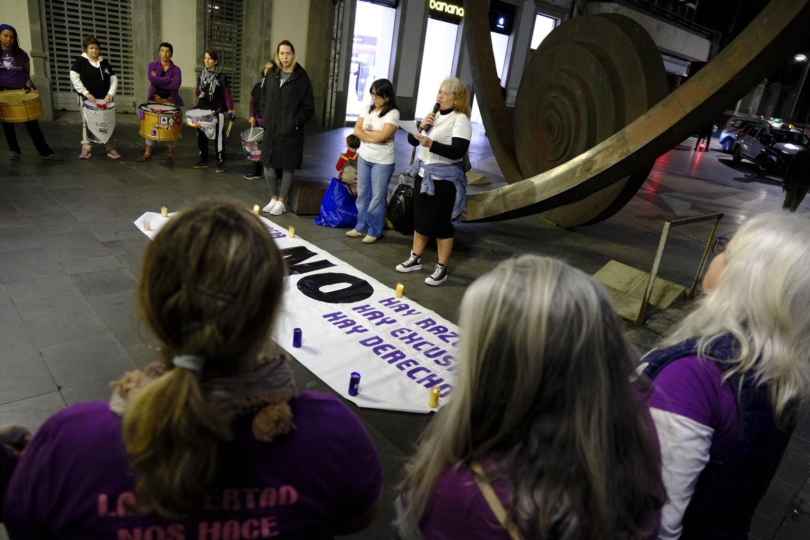 La Red Feminista toma las calles para condenar el asesinato de María Dolores