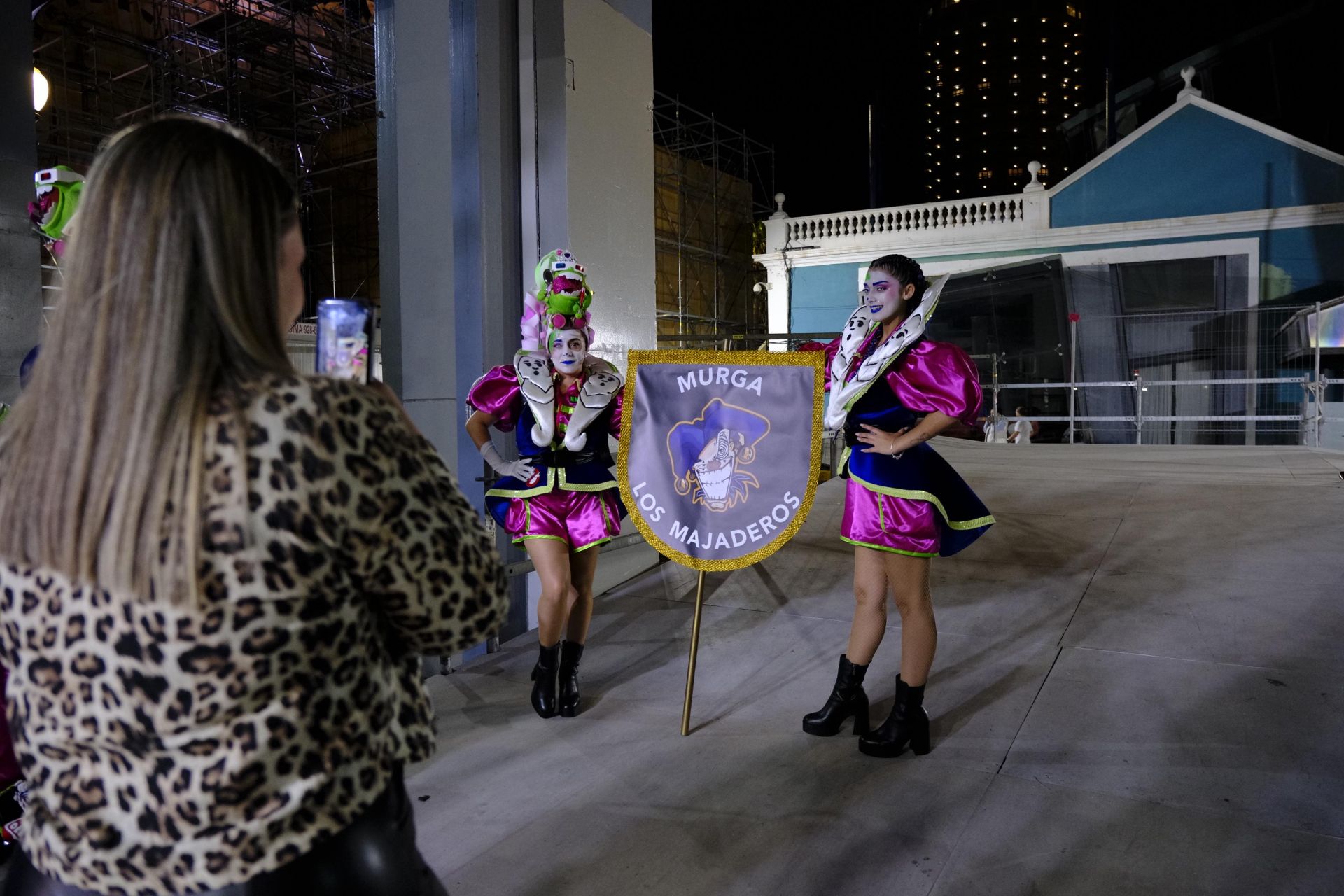 La primera fase de murgas adultas del carnaval de Las Palmas de Gran Canaria, en imágenes