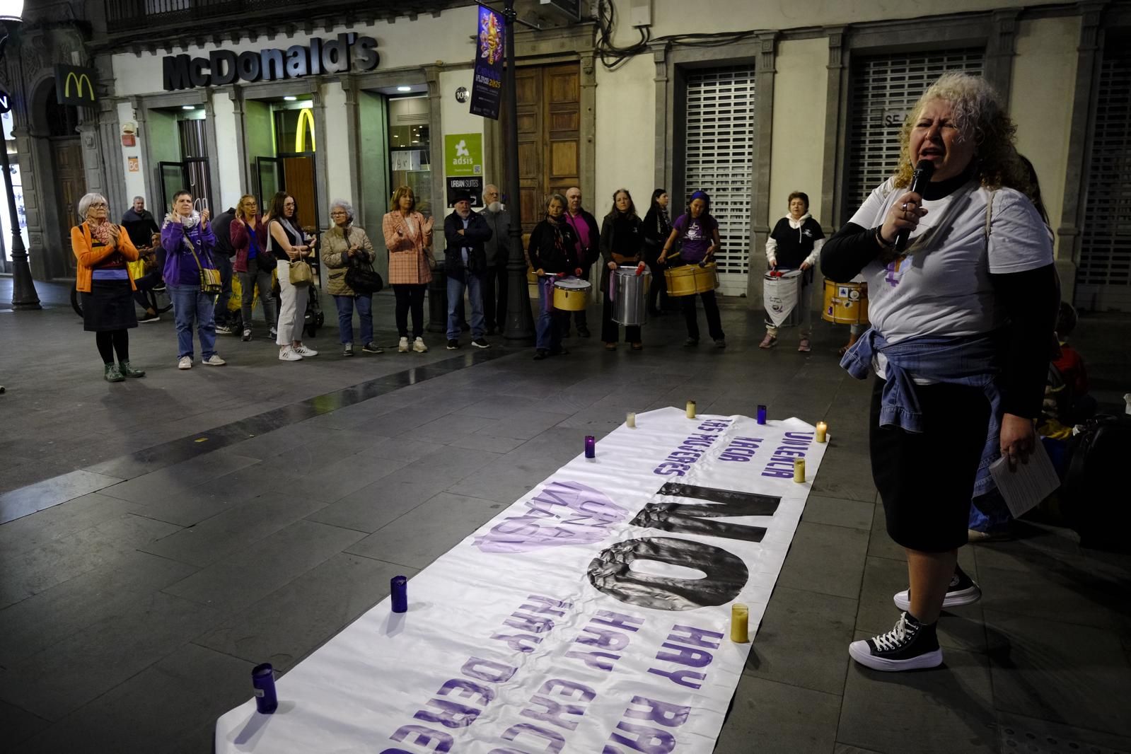 La Red Feminista toma las calles para condenar el asesinato de María Dolores