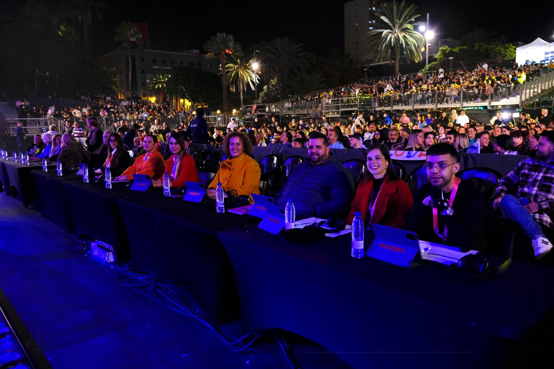 La primera fase de murgas adultas del carnaval de Las Palmas de Gran Canaria, en imágenes