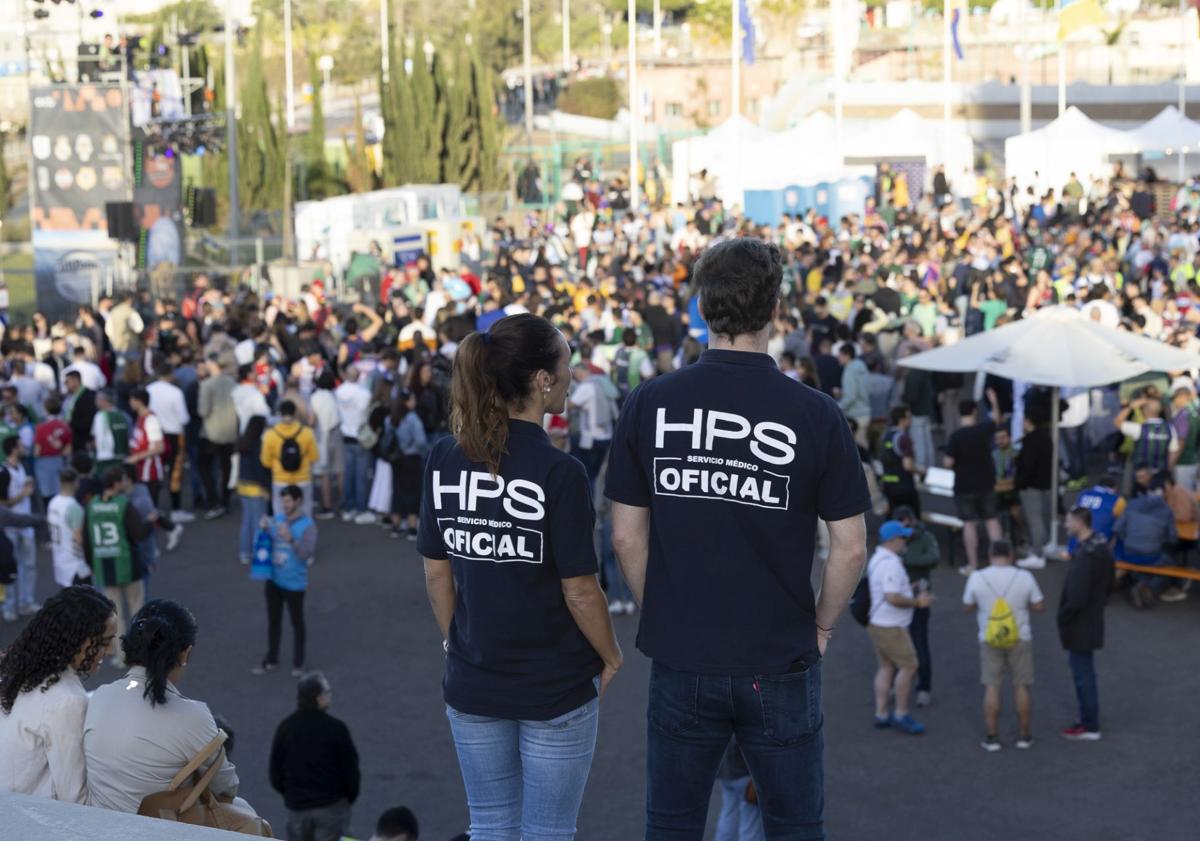 Imagen principal - HPS, una asistencia sanitaria a la altura de la Copa del Rey