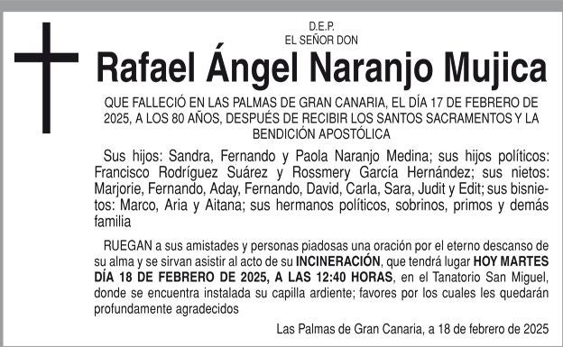 Rafael Ángel Naranjo Mujica