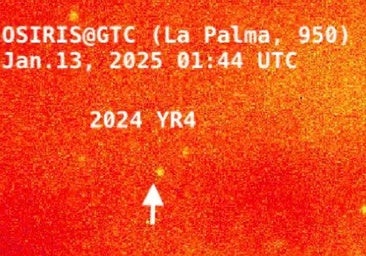 El IAC continúa el seguimiento del asteroide 2024 YR4 para afinar la probabilidad de impacto en 2032