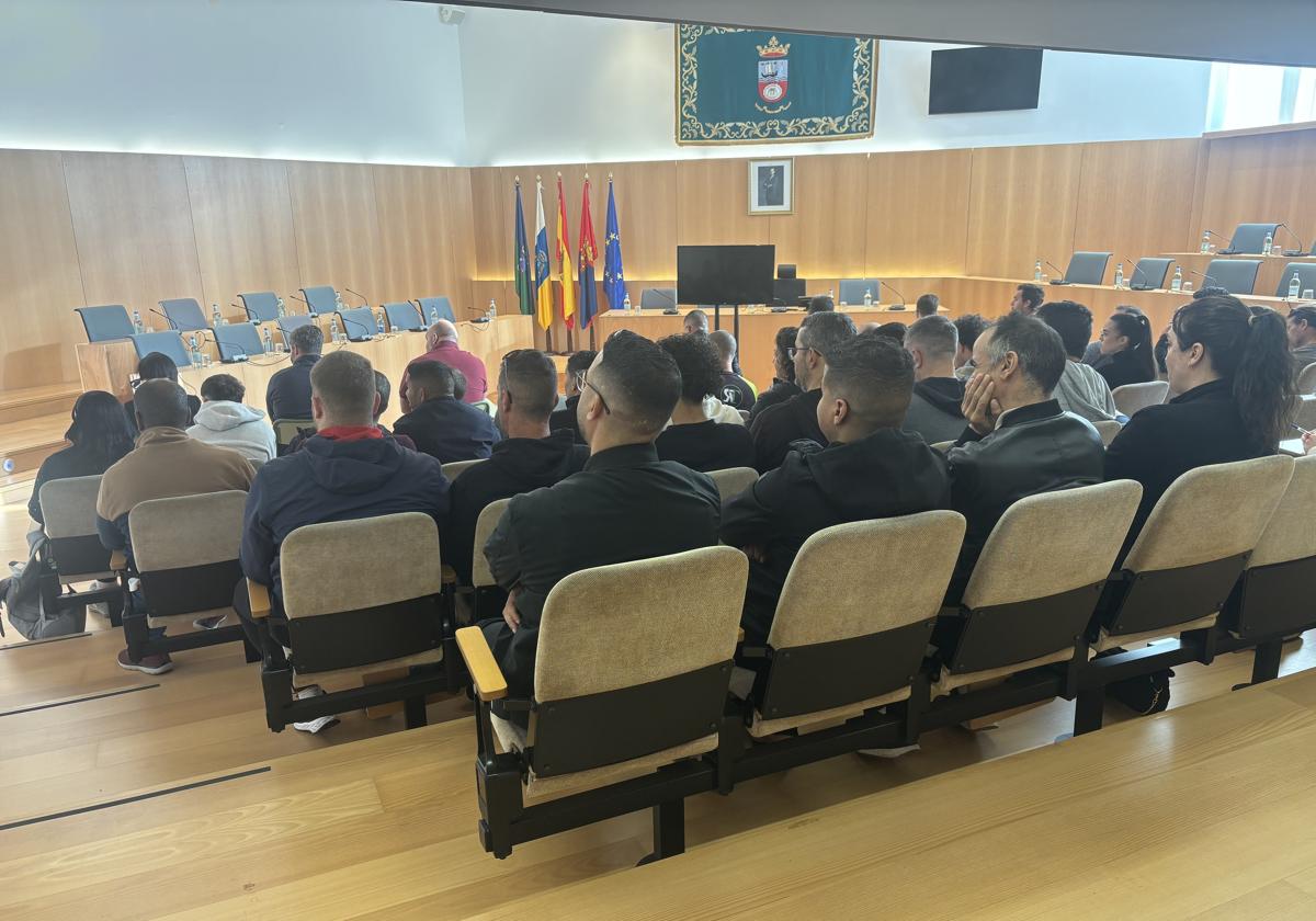 Pruebas hechas en el Ayuntamiento de Tías.